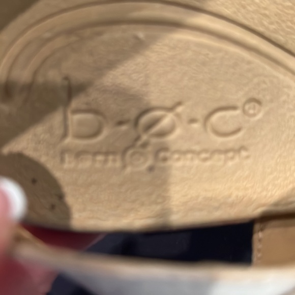 BOC leather cork wedge sandals - Picture 4 of 4